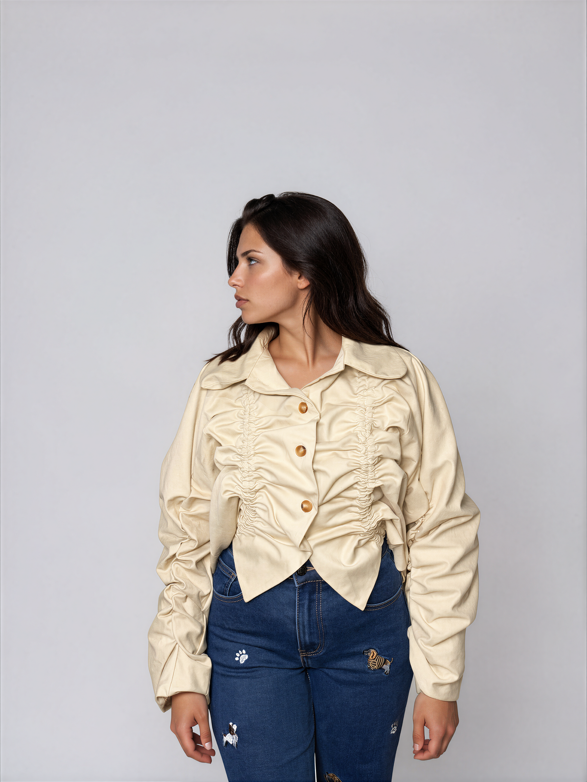 CHAQUETA ARENISCA